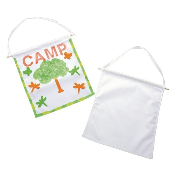 Colorations Hanging Canvas Banners - Set of 12