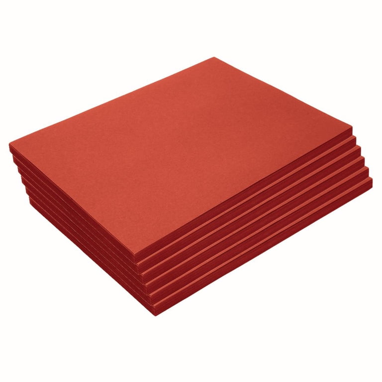 Colorations, Heavyweight Red Construction Paper, 9