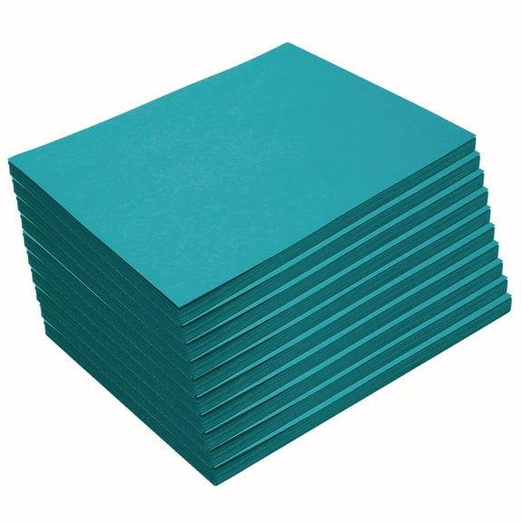 Colorations Heavyweight Turquoise Construction Paper, 9" x 12" - 500 Sheets