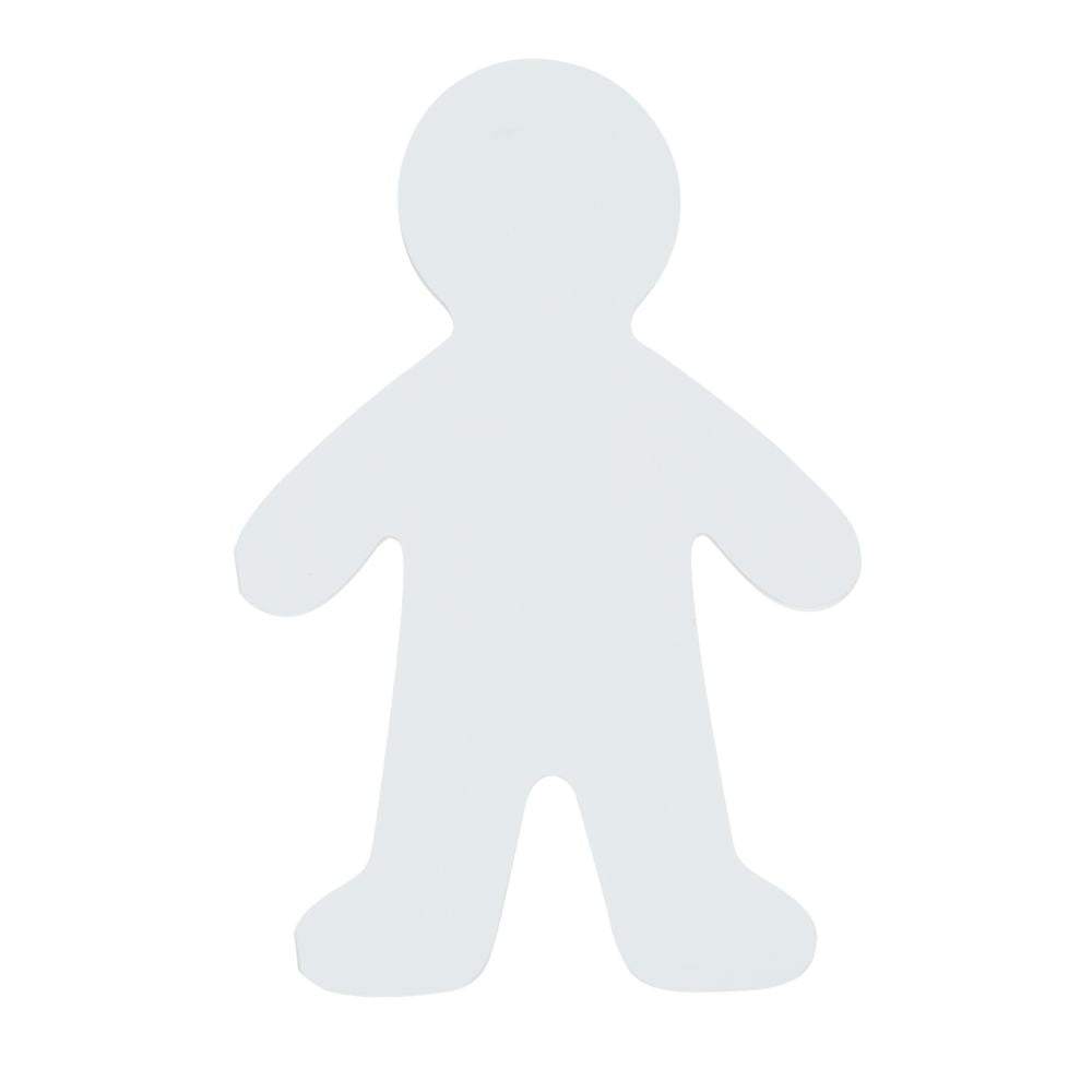 Colorations Jumbo People Shape with Notepad ? Set of 12