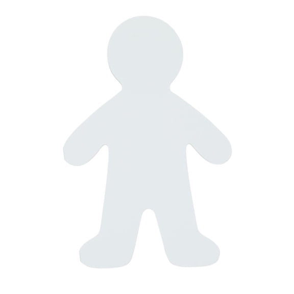 Colorations Jumbo People Shape with Notepad ? Set of 24