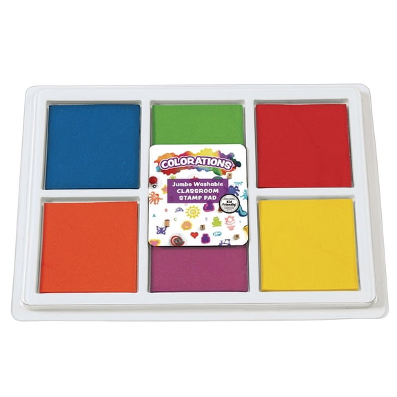 Colorations Jumbo Washable Classroom Stamp Pad