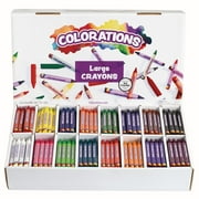 Colorations Large Crayons, 16 Colors, Value Pack - Set of 400