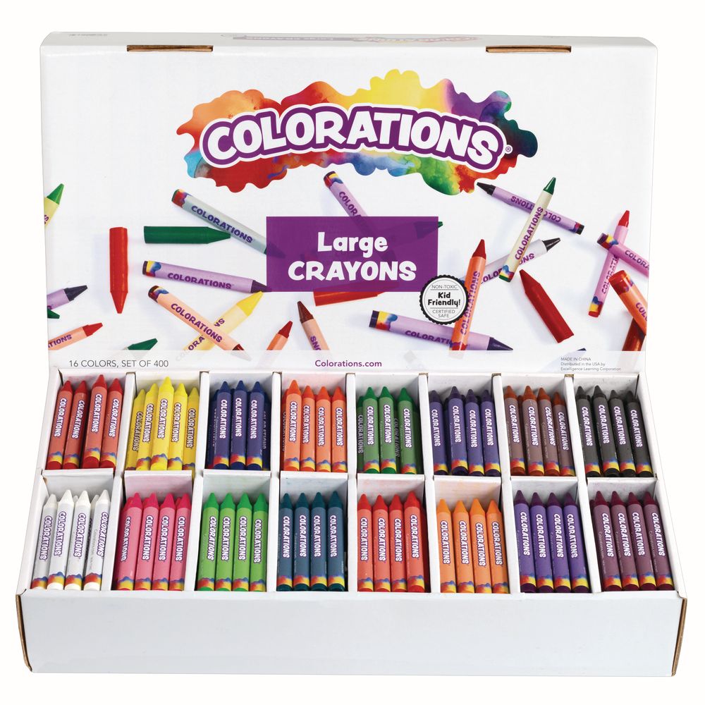 Crayola Large Size Classic Crayons, 16 Count And Colors