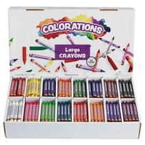 Colorations Large Crayons, 16 Colors, Value Pack - Set of 400