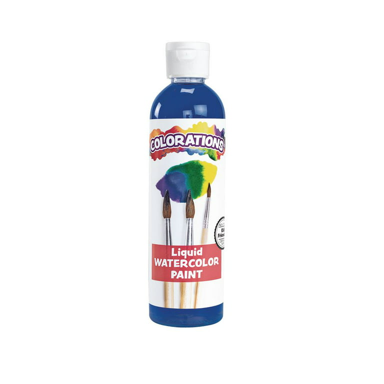 Colorations Washable Tempera Paint, Set of 5 Colors, 8 Oz - Lightly Used