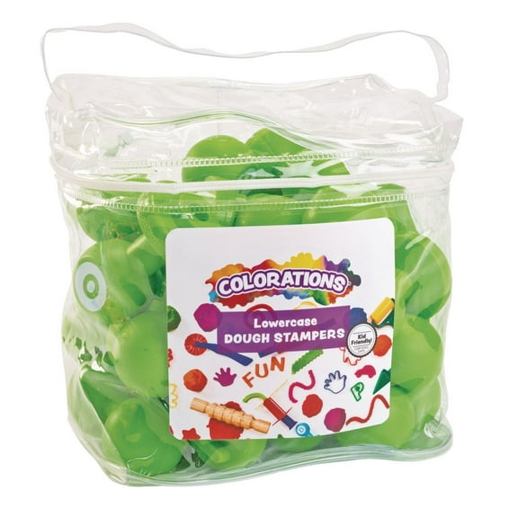 Colorations Lowercase Dough Stampers - Set of 26