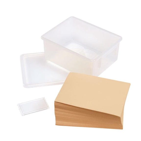 Colorations Manila Paper with Storage Bin Container, 500 Sheets, 9" x 12"
