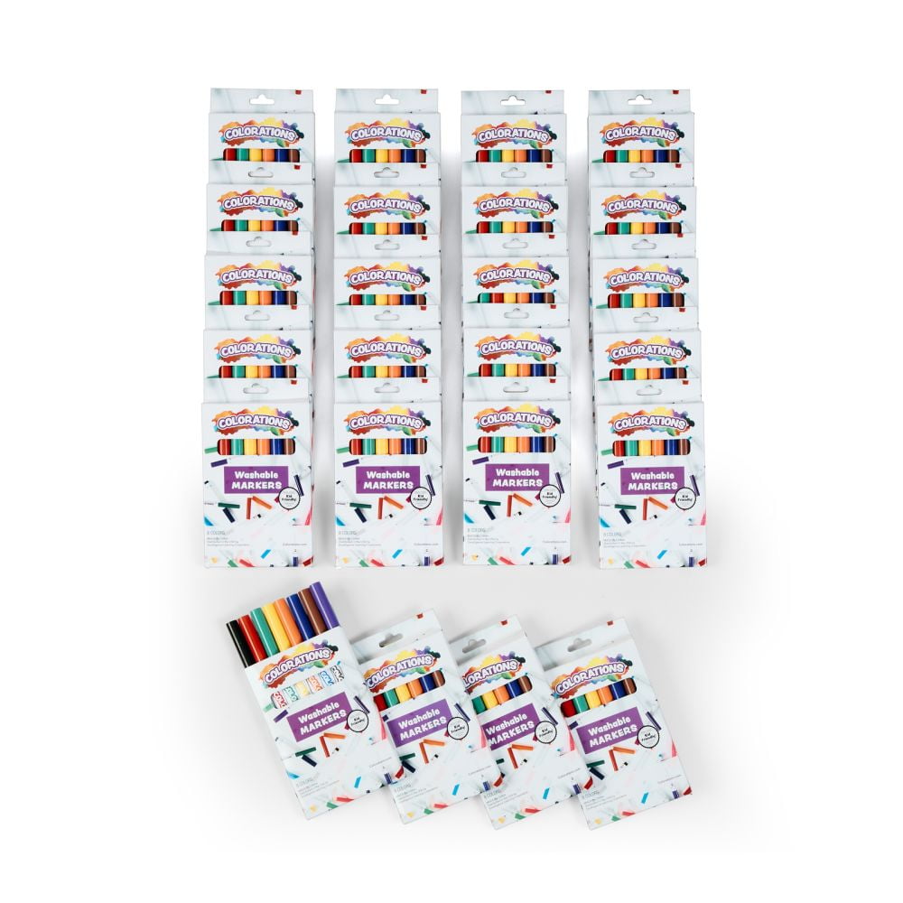 Colorations Markers, 8 Color, 24 Sets, Total 192