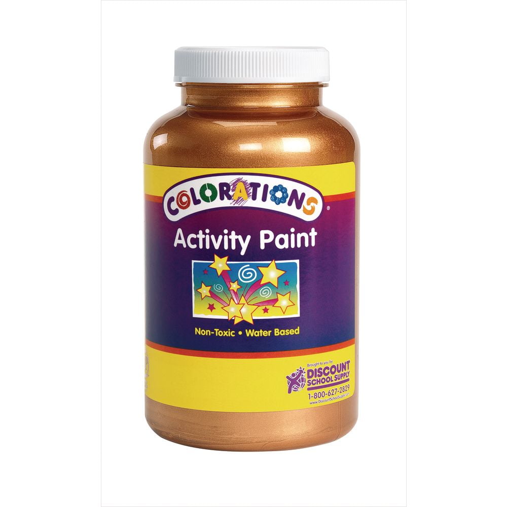 Colorations? Metallic Gel Paint, Bronze 16 oz.