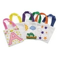 thumbnail image 1 of Colorations Mini Canvas Tote Bags - Set of 24, 1 of 3