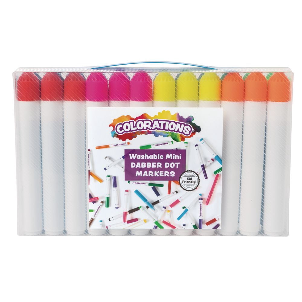 Colorations Mini Dabber Dot Markers - Set of 24