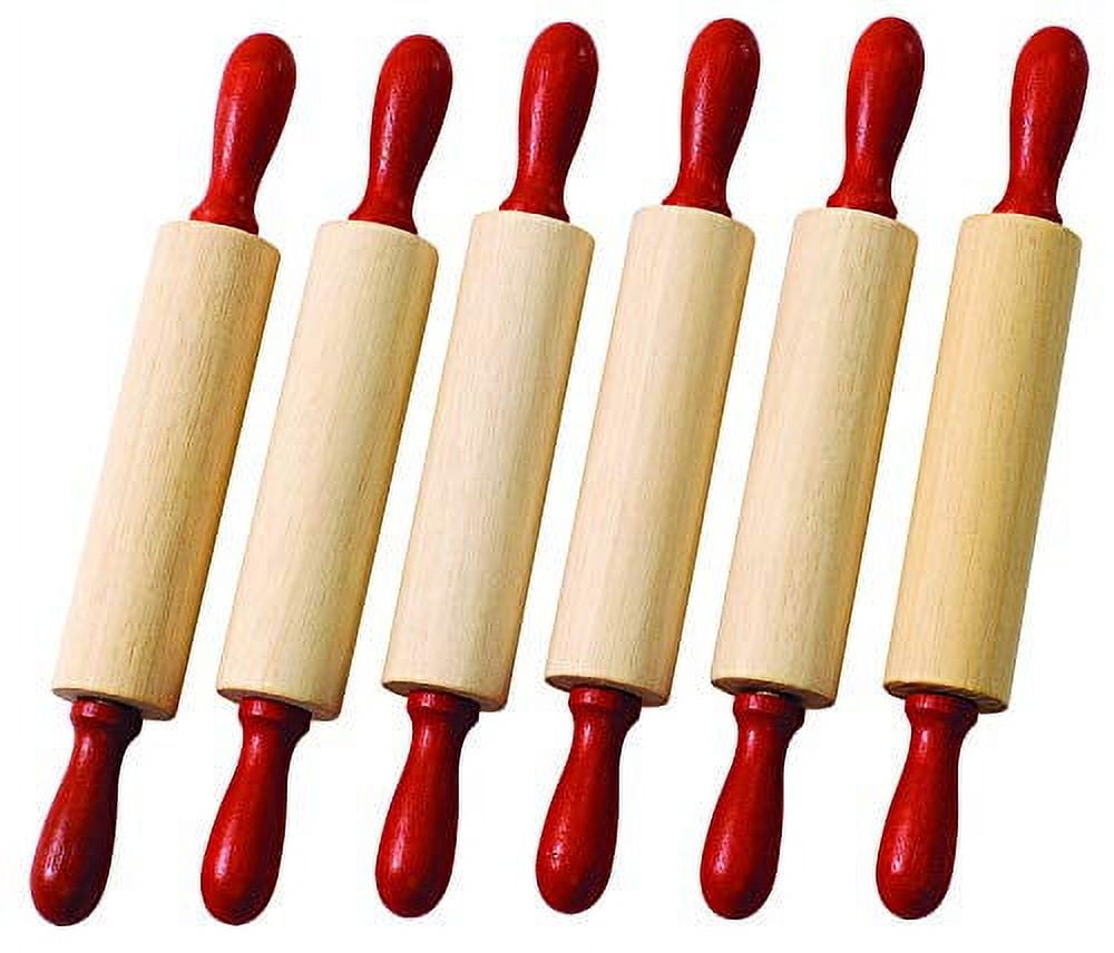 PINXOR 7pcs Funny DIY Plastic Handheld Roller Art Clay Toy Clay Rolling Pin Dough Tool for Children (Random Color), Kids Unisex, Size: 22