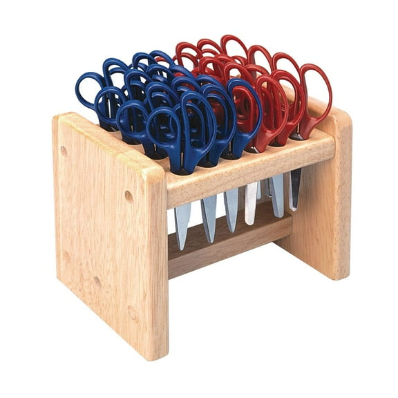 Colorations Natural Wood Scissor Rack