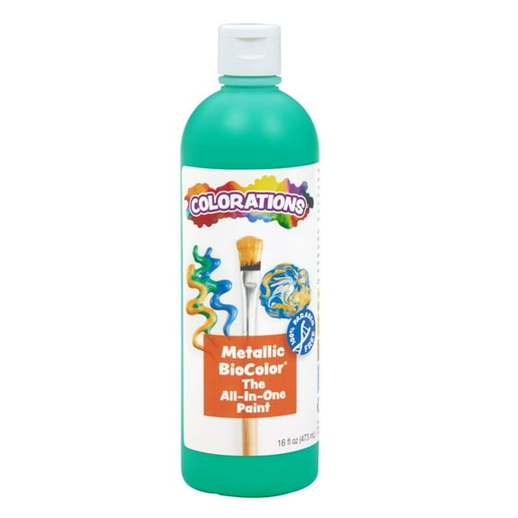 Colorations Paraben-Free Metallic BioColor- Green, 16 oz.