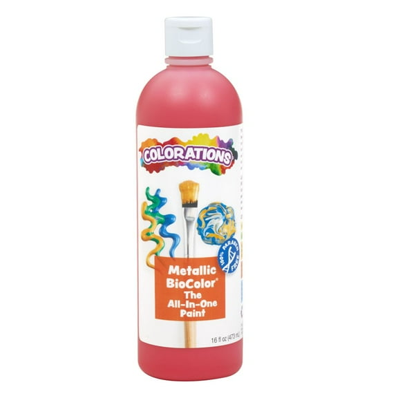 Colorations Paraben-Free Metallic BioColor- Red, 16 oz.