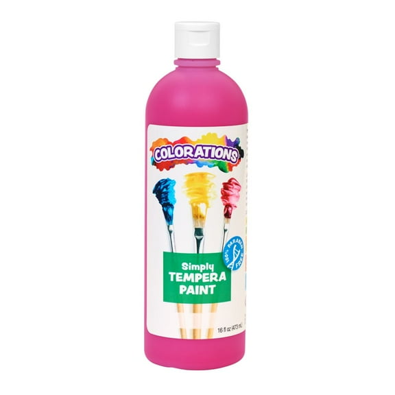 Colorations Paraben-Free Simply Tempera - 16 oz. Magenta