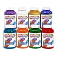 thumbnail image 1 of Colorations Paraben-Free Washable Glitter Finger Paint, Set of 8 - 16 oz., 1 of 2