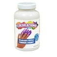 thumbnail image 1 of Colorations Paraben-Free Washable Glitter Finger Paint, White - 16 oz., 1 of 5