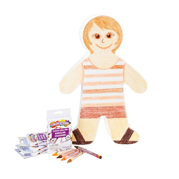 Colorations Colors Like Me People Shapes and Crayons