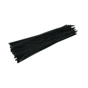 Colorations Pipe Cleaners, Black - Pack of 100