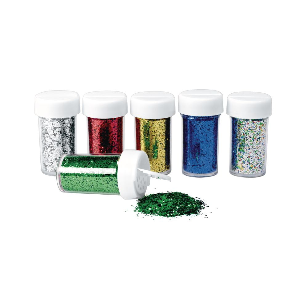 Colorations Plastic Glitter Pack - Set of 6
