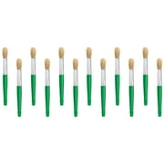 Colorations Plastic Handle Jumbo Chubby Paint Brushes - Set of 12