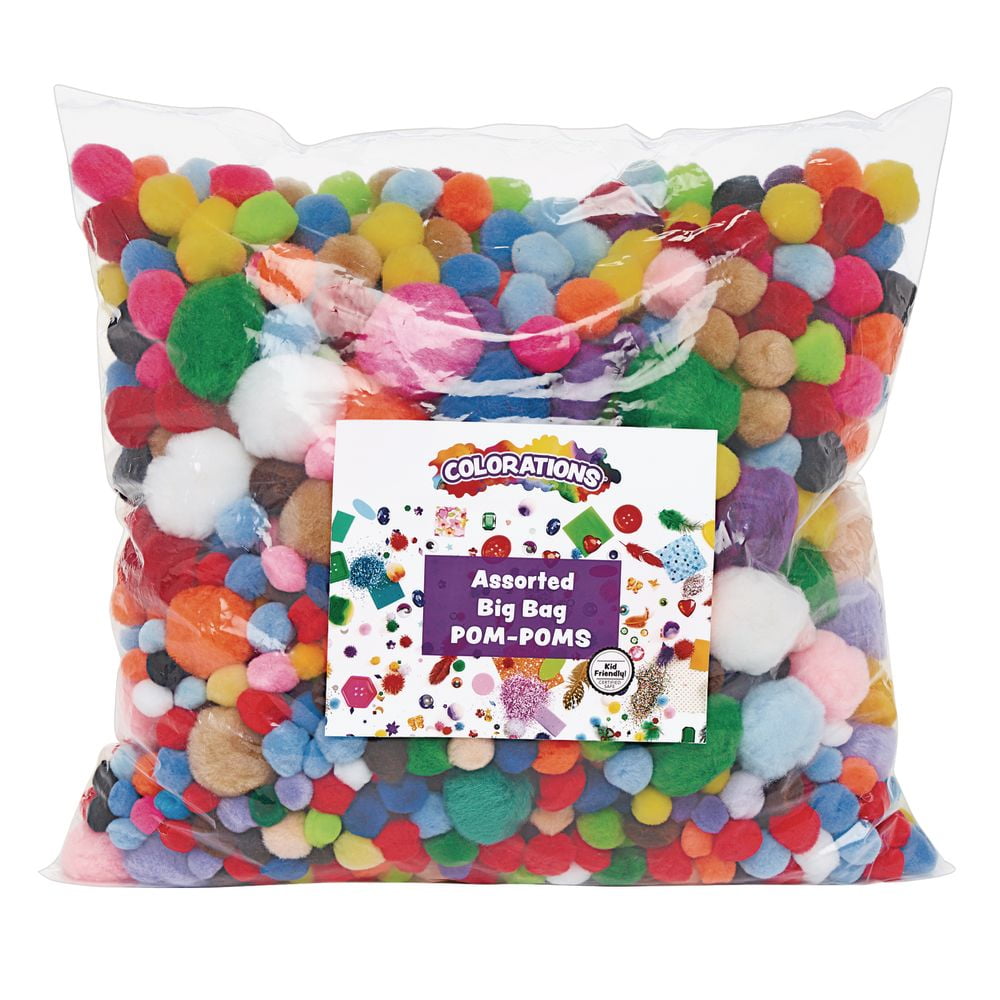 Colorations  Pom-Poms - 1 lb. Value Pack