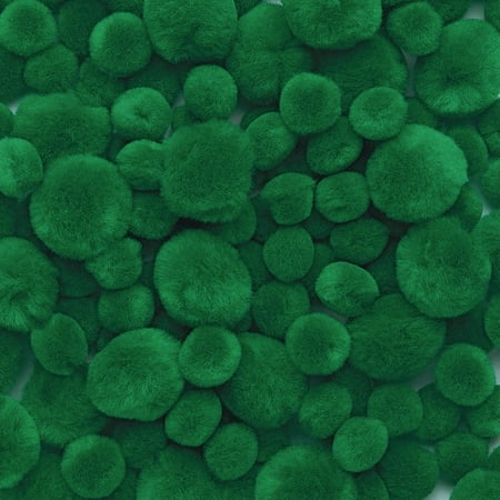 Colorations Pom-Poms, Green - 100 Pieces