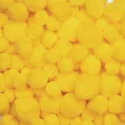 Colorations Pom-Poms, Yellow - 100 Pieces