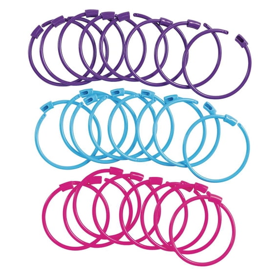 Colorations Pony Bead Bracelets - Set of 24