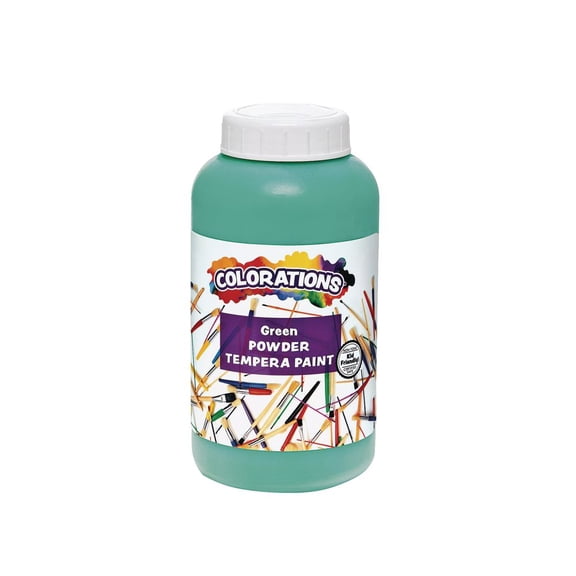 Colorations Powder Tempera, Green - 1 lb.