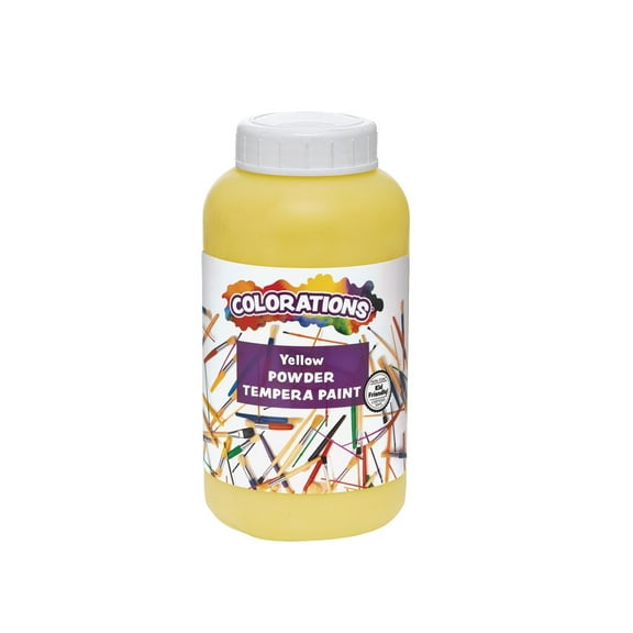 Colorations Powder Tempera, Yellow - 1 lb.