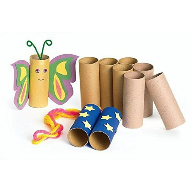 Colorations Recycled Rolls, Cardboard Rolls, Sturdy Tubes, Set of 24 ...