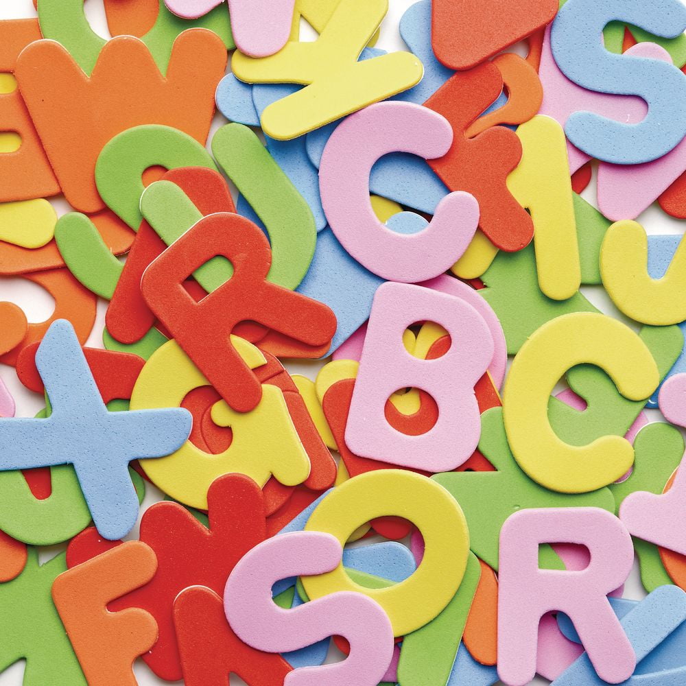Colorations Self-Adhesive Uppercase Foam Shapes 150 Pieces