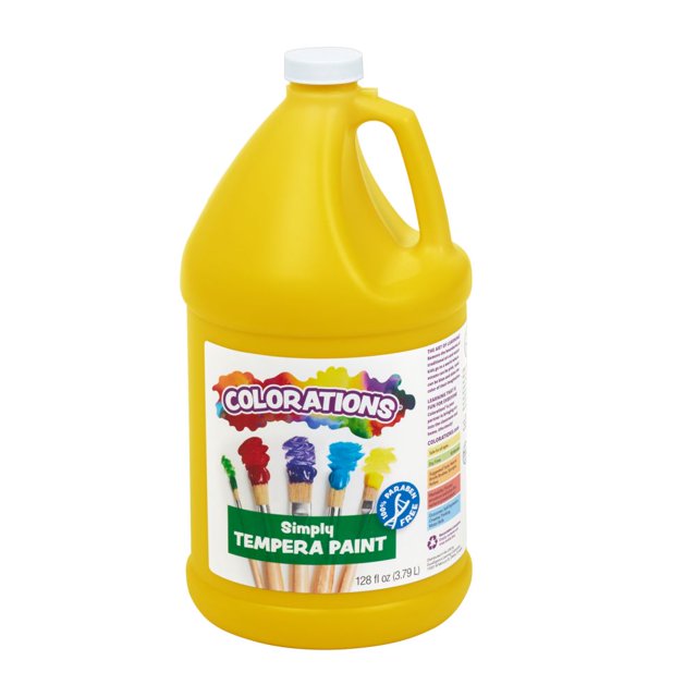 Colorations Simply Washable Tempera Paint Gallon Yellow
