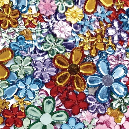 Colorations Sparkling Flower Jewels - 300 Pieces