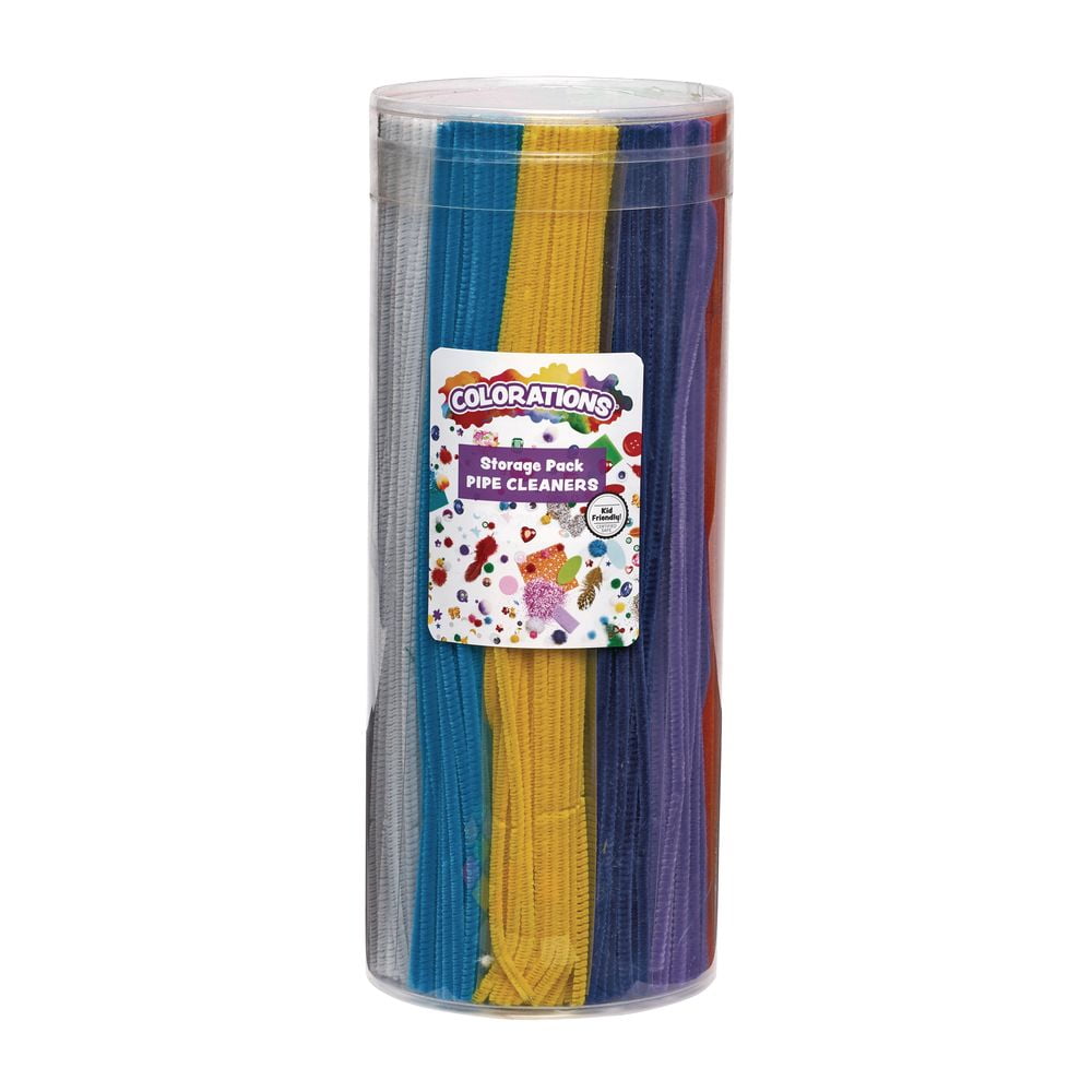 Loopy Pipe Cleaners, Hair Colours - Pack of 50