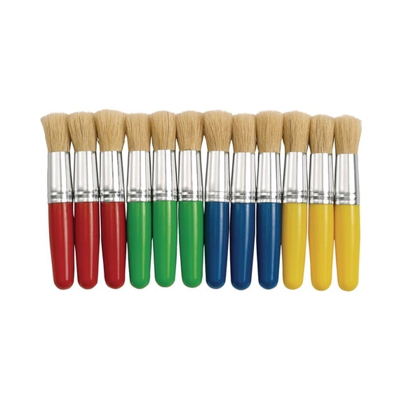 Colorations Stubby Chubby Brushes - Set of 12