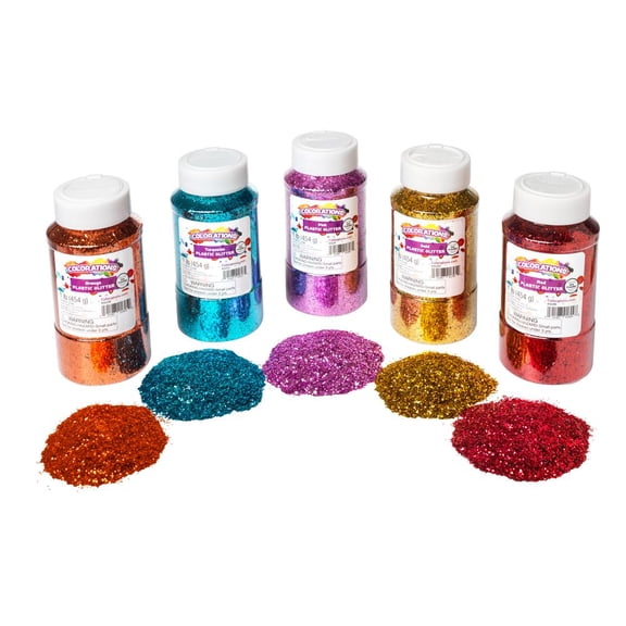 Colorations Summer Colors of Glitter - 5 Colors, 1lb. Each