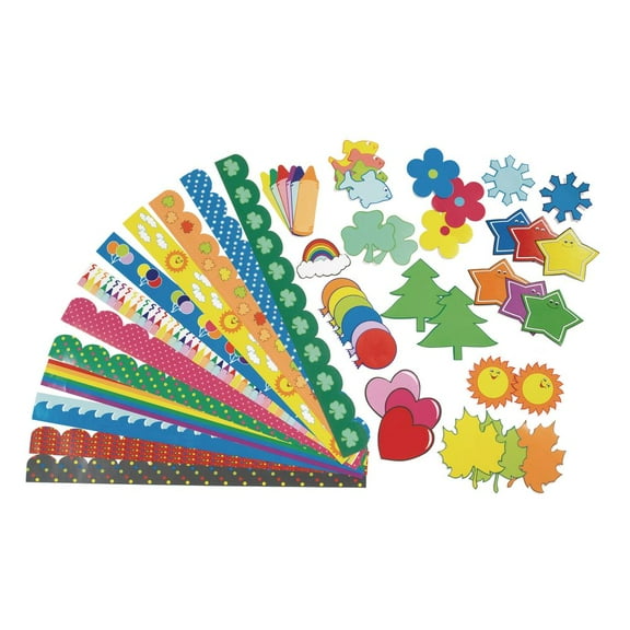 Colorations Super Bulletin Board Classroom Pack - 432 Pieces
