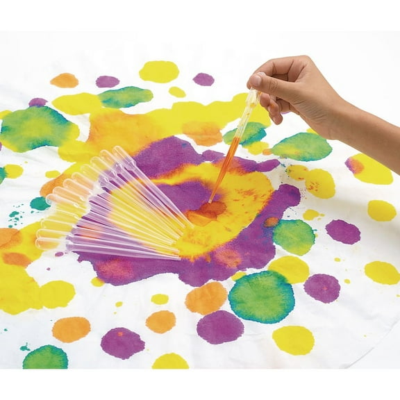 Colorations Super Safe Plastic Droppers & Paper - Set of 12