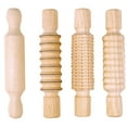 thumbnail image 1 of Colorations Textured Dough Rolling Pins - Set of 4, 1 of 2