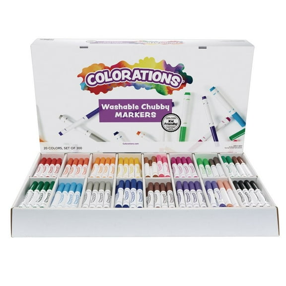 Colorations Washable Chubby Marker Smart Value Pack - Set of 300