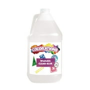 Colorations Washable Clear Glue, Gallon