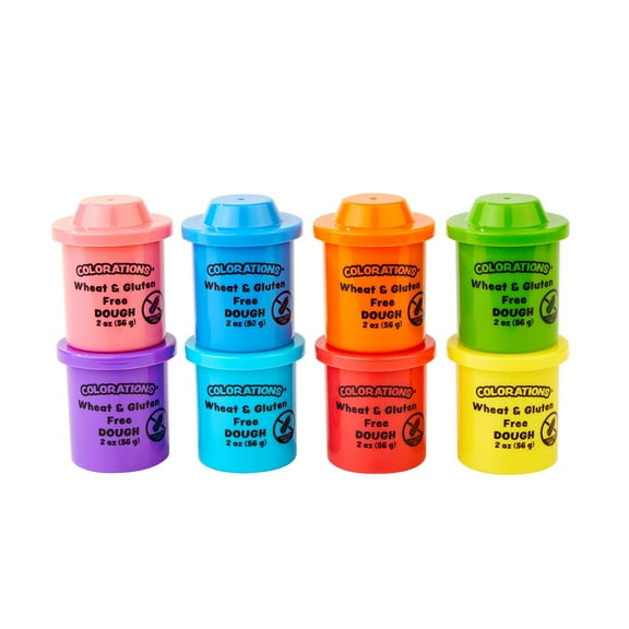 Colorations Wheat & Gluten Free Classic Dough - 8 Colors, 6 of each, 2 oz