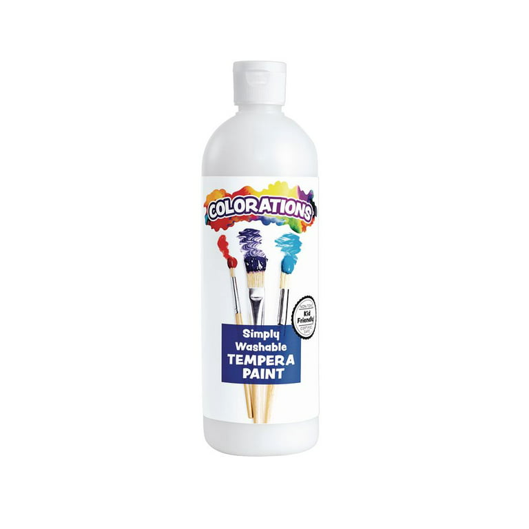 Colorations White Simply Washable Tempera - 16 oz.