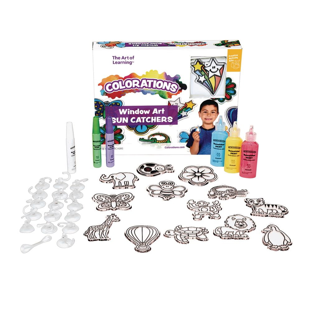  Horizon Group USA 10-Pack of Suncatcher Paint Pens, 10ML Each,  10 Colors, for Kids, Supplies for Painting Suncatchers, Window Art Paint  Refill, Arts and Crafts : Patio, Lawn & Garden