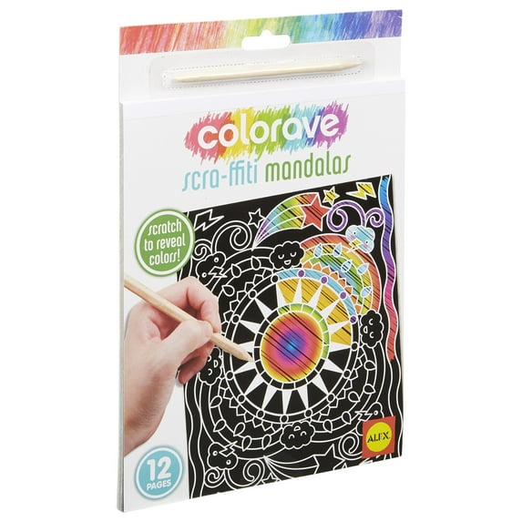Colorave Scraffiti Mandala