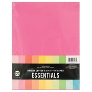 Colorbök Essentials Bright Multicolor Letter Paper, 8.5x11, 54 Lbs./ 80 GSM,120 Pieces